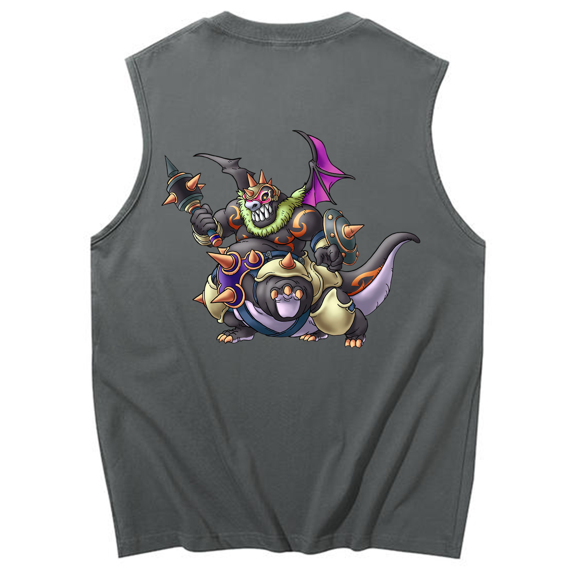 （画像用） ドラゴンクエスト Doragon Kuesuto Dragon Quest コットン100％タンクトップ（背面プリント）